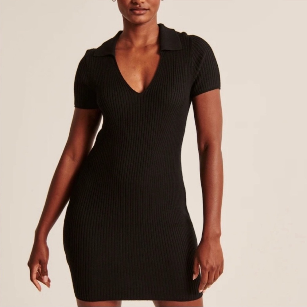 Abercrombie Polo Elevated Knit Mini Dress Size M